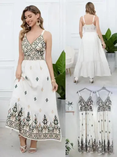 ROBE LONGUE BOHEME BRODE